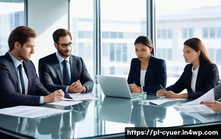 사이버 공격 대응을 위한 비상 연락망 구축 - A diverse team of cybersecurity professionals, resembling a "network of superheroes," is collaborati...